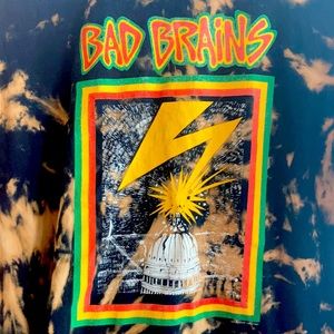 Bad Brains Tye Dye T-Shirt - Short Sleeved & Oversized
